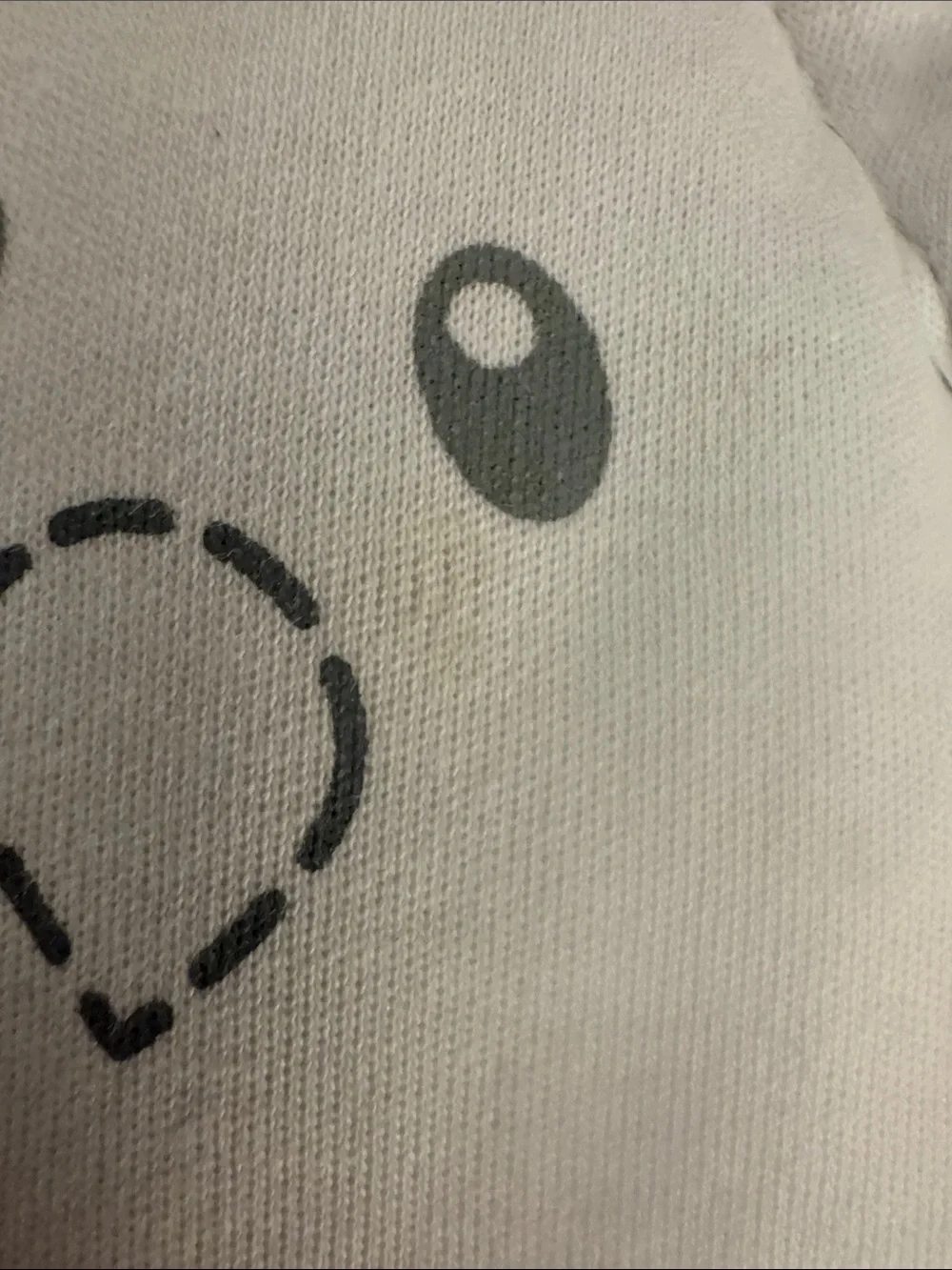 Nested Bean Light Gray and Cream Star Print Sleep Sack